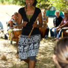 Ouida Teaching with Sticks, Born To Drum 2015