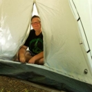 Megan in Tent, Born To Drum 2015