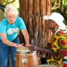 Michaelle Teaching with Char, Born To Drum 2015