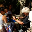 Michaelle teaching 2, Born To Drum 2015