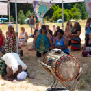 Afia Bowing on Earth, Born To Drum 2018: