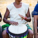 Afia Djembe Smiling, Born To Drum 2018