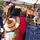 Amatula Hugging with Debbie Fier, Born To Drum 2018 