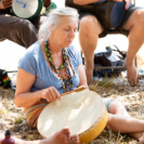 Camper with Hand Drum, Born To Drum 2018 