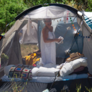Christina in Her Tent, Born To Drum 2018
