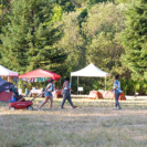 Tents, Kids Pulling Wagons, Born To Drum 2018