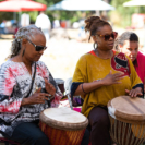 Campers on Djembe, Born To Drum 2019