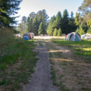 Trail into Camp with Tents, Born To Drum 2019