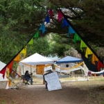Healing Tent Entrance