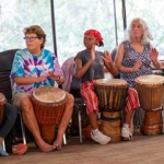 Kids and Adults Drumming Kids and Adults Drumming